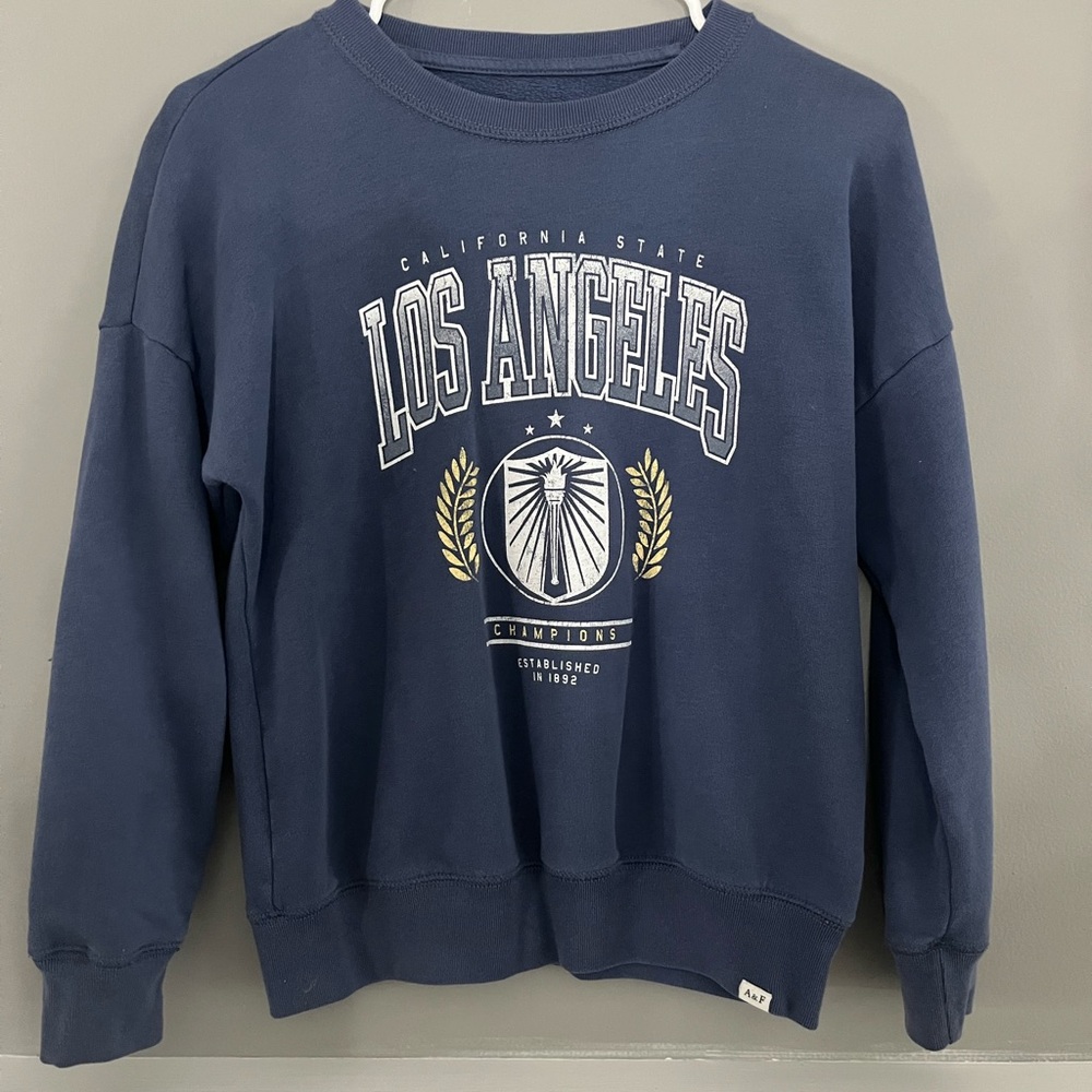 Los Angeles Graphic Navy Blue girls  Sweater